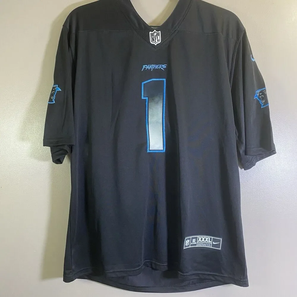 Nike On Field Stitched Cam Newton Carolina Panthers #1 Jersey Men's 3XL NFL